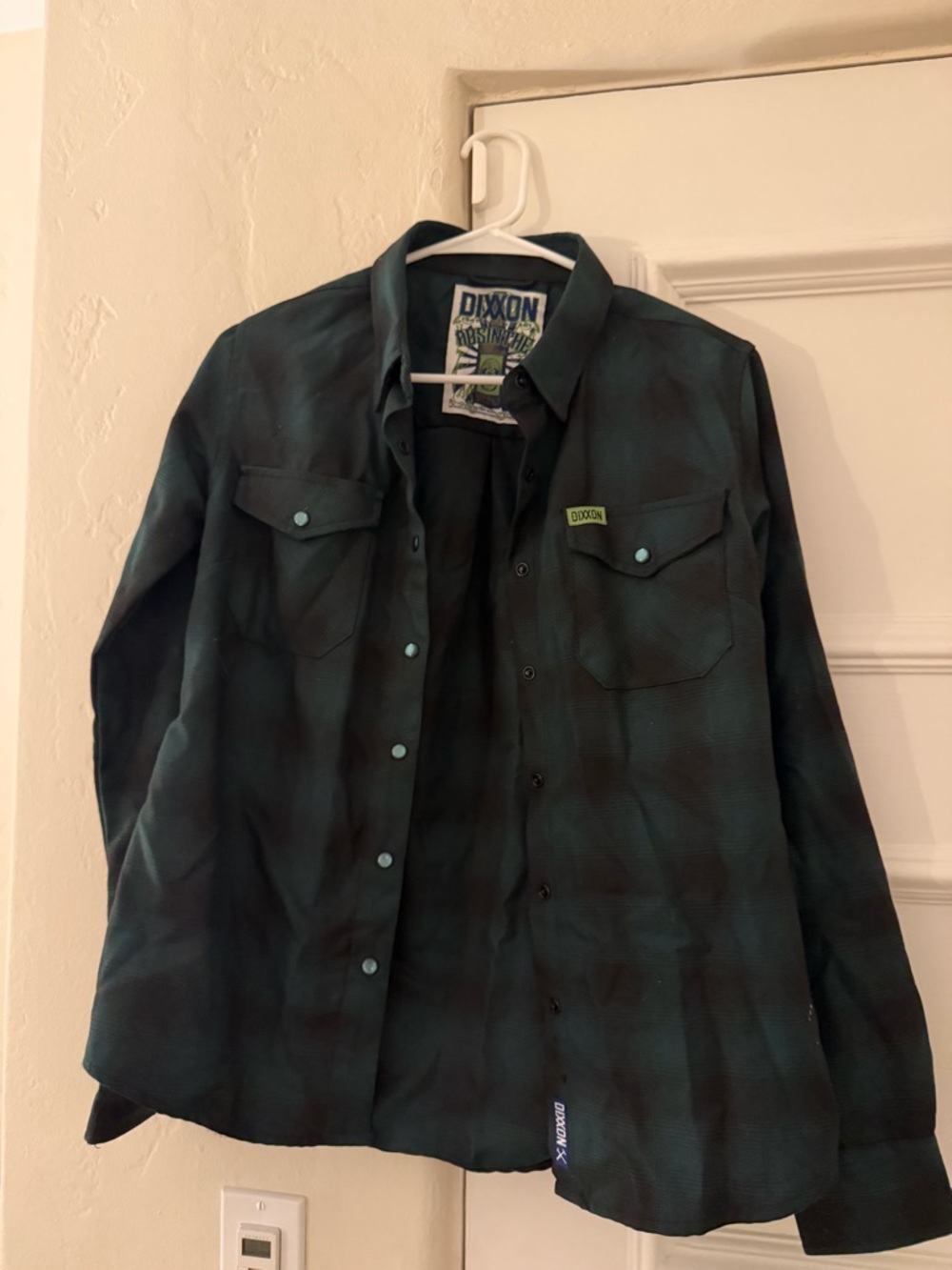 Dixon Forest Green Plaid Button-Up Shirt